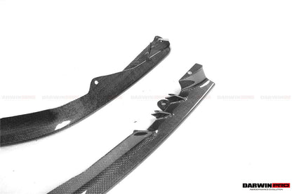 2020-UP Ferrari SF90 Stradale OE Style Autoclave Carbon Fiber Front Bumper Side Splitter