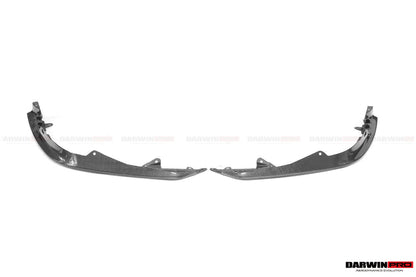 2020-UP Ferrari SF90 Stradale OE Style Autoclave Carbon Fiber Front Bumper Side Splitter