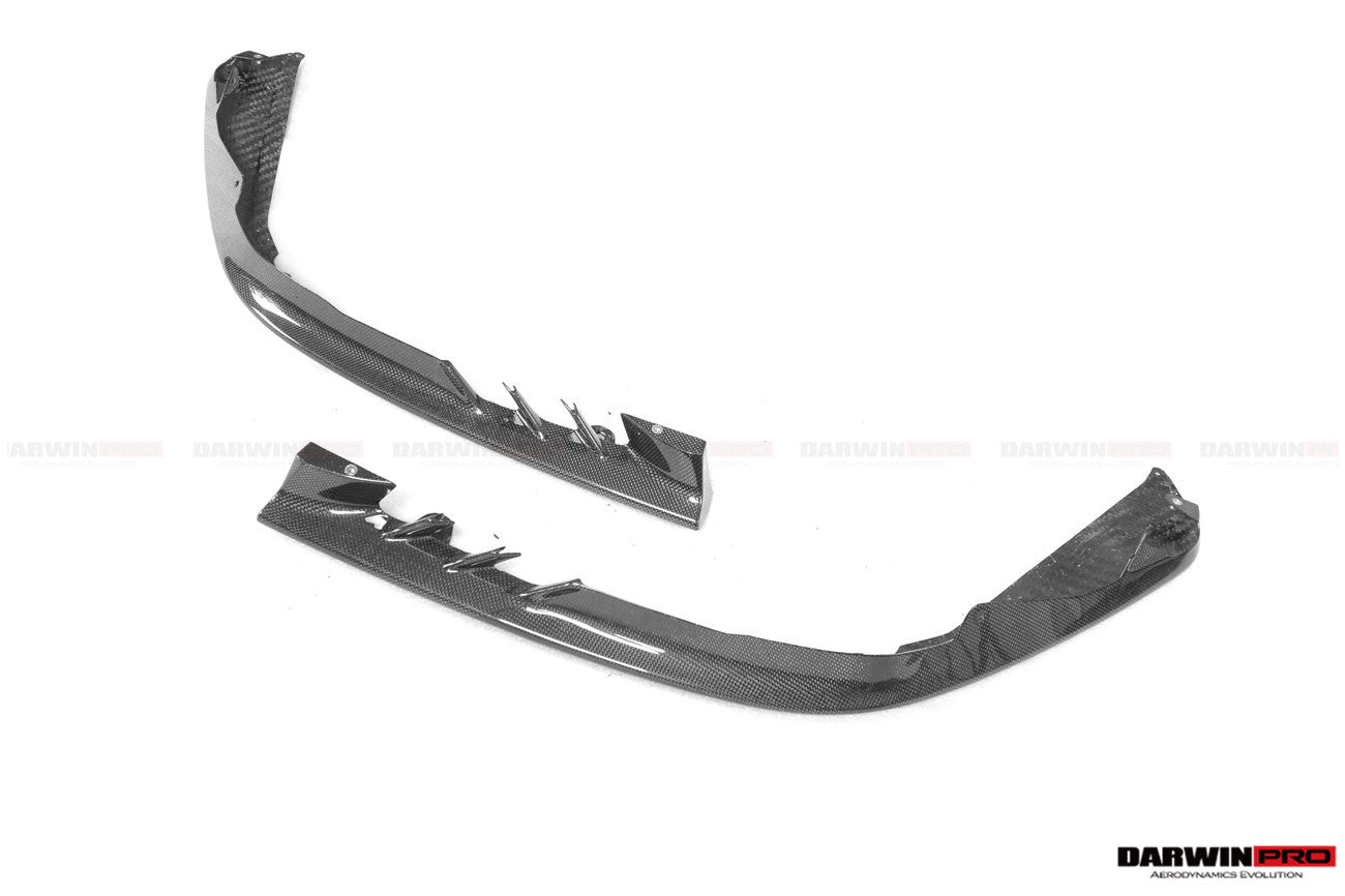 2020-UP Ferrari SF90 Stradale OE Style Autoclave Carbon Fiber Front Bumper Side Splitter