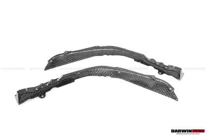 2020-UP Ferrari SF90 Stradale OE Style Autoclave Carbon Fiber Front Bumper Side Splitter