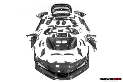2021-UP Ferrari SF90XX-Style Autoclave Carbon Fiber Body Kit | Fits SF90 Spider