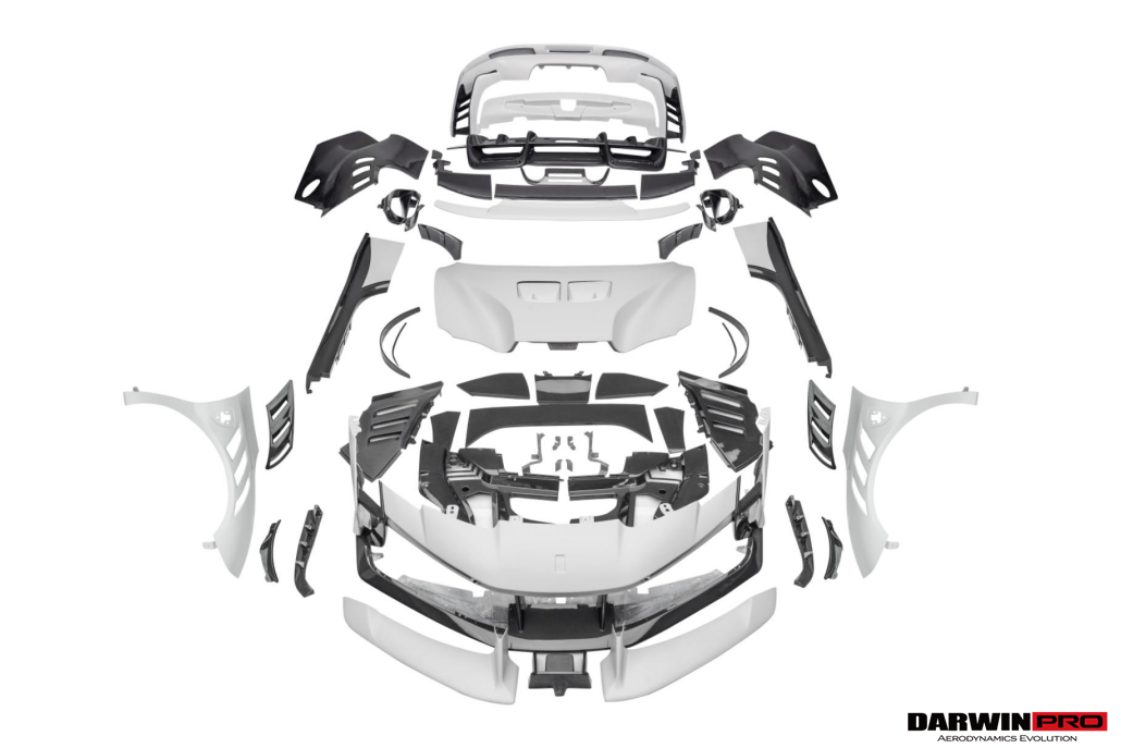 2021-UP Ferrari SF90XX-Style Autoclave Carbon Fiber Body Kit | Fits SF90 Spider