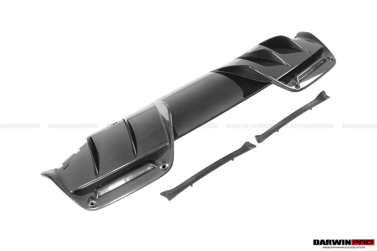 2022-2026 Ferrari 296 GTB & GTS (Type F171) OE Style Carbon Fiber Rear Diffuser - DarwinPRO Aerodynamics