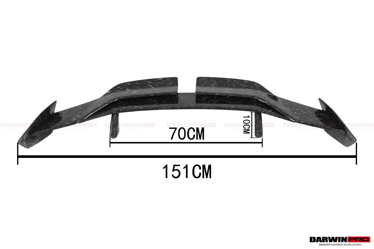 2021-UP BMW M4 G82 & 4 Series G22 BKSSII Style Carbon Fiber Trunk Spoiler - DarwinPRO Aerodynamics