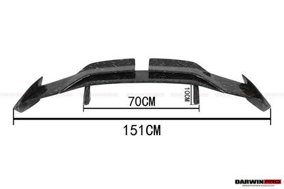 2021-UP BMW M4 G82 & 4 Series G22 BKSSII Style Carbon Fiber Trunk Spoiler - DarwinPRO Aerodynamics