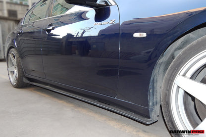 2007-2013 Infiniti G35 & G37 Sedan BS Style Carbon Fiber Side Skirts Under Board