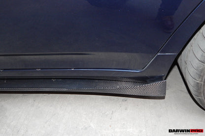 2007-2013 Infiniti G35 & G37 Sedan BS Style Carbon Fiber Side Skirts Under Board