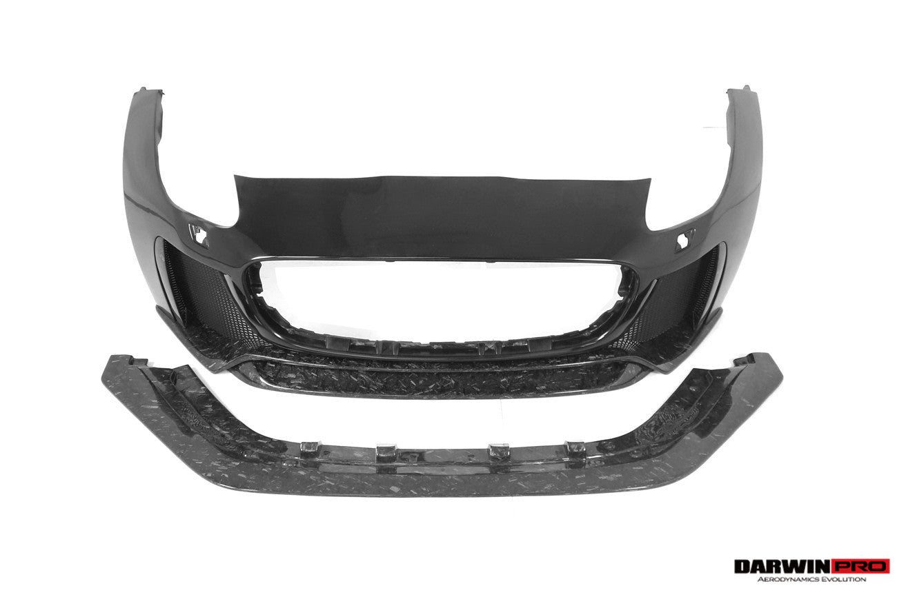 DarwinPRO 2013-2017 Jaguar F-Type Coupe & Convertible IMP Performance Partial Carbon Fiber Front Bumper with Lip - DarwinPRO Aerodynamics