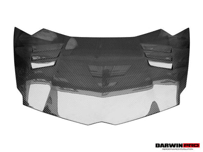2011-2021 Lamborghini Aventador LP700 LP740 Coupe Roadster BKSS Style Hood - DarwinPRO Aerodynamics