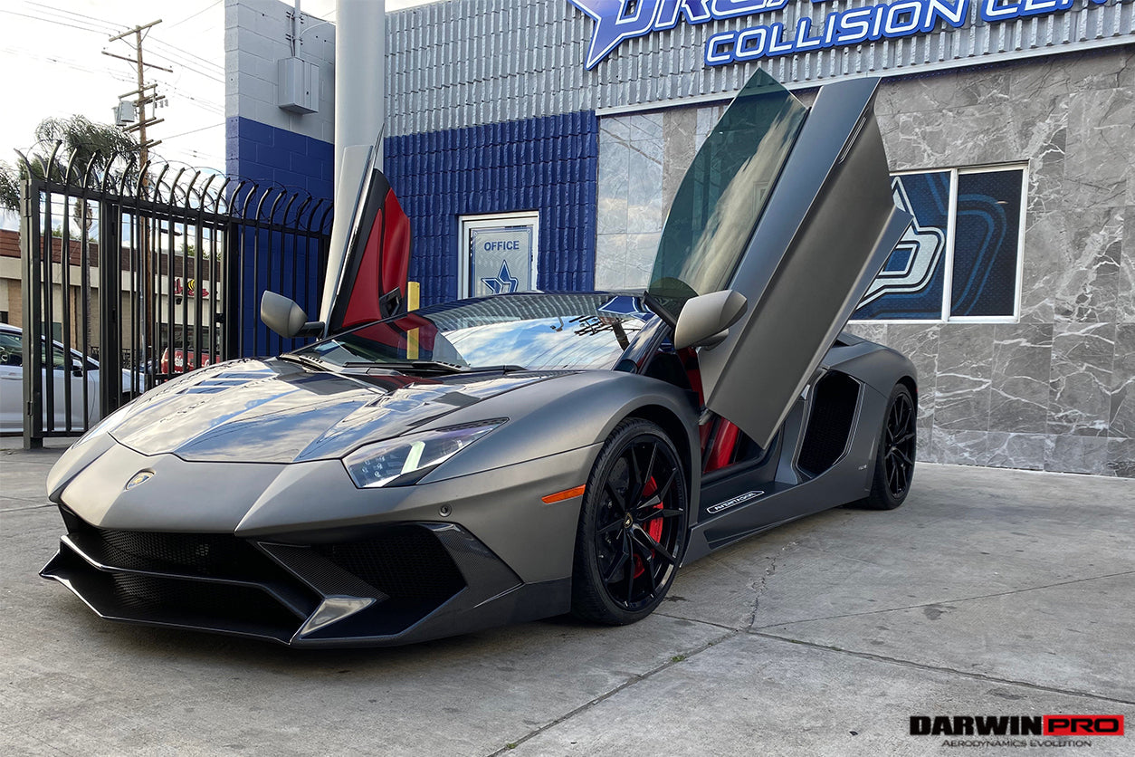 2011-2021 Lamborghini Aventador LP700 LP740 Coupe Roadster BKSS Style Hood - DarwinPRO Aerodynamics
