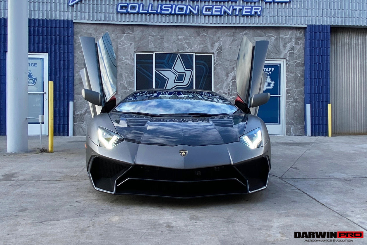 2011-2021 Lamborghini Aventador LP700 LP740 Coupe Roadster BKSS Style Hood - DarwinPRO Aerodynamics