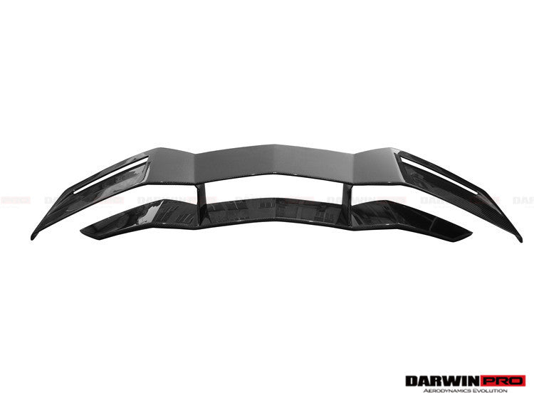 DarwinPRO 2011-2022 Lamborghini Aventador LP700 LP750 LP740 LP720 LP780 Coupe & Roadster BKSS Style Carbon Fiber Trunk Spoiler Wing - DarwinPRO Aerodynamics