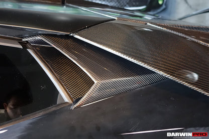 2011-2016 Lamborghini Aventador LP700 Coupe Roadster Carbon Fiber Engine Air Intakes