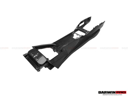 2011-2016 Lamborghini Aventador LP700 Coupe Carbon Fiber Center Control Surround Panel - DarwinPRO Aerodynamics