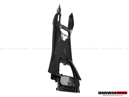 2011-2016 Lamborghini Aventador LP700 Coupe Carbon Fiber Center Control Surround Panel - DarwinPRO Aerodynamics