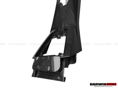 2011-2016 Lamborghini Aventador LP700 Coupe Carbon Fiber Center Control Surround Panel - DarwinPRO Aerodynamics