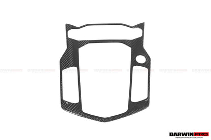 2011-2016  Lamborghini Aventador LP700 Coupe Roadster Dry Carbon Fiber Centre Console Surround Replacement - DarwinPRO Aerodynamics