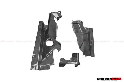 2011-2016 Lamborghini Aventador LP700 Coupe Carbon Fiber Engine Bay Cover Interior Replacement - DarwinPRO Aerodynamics