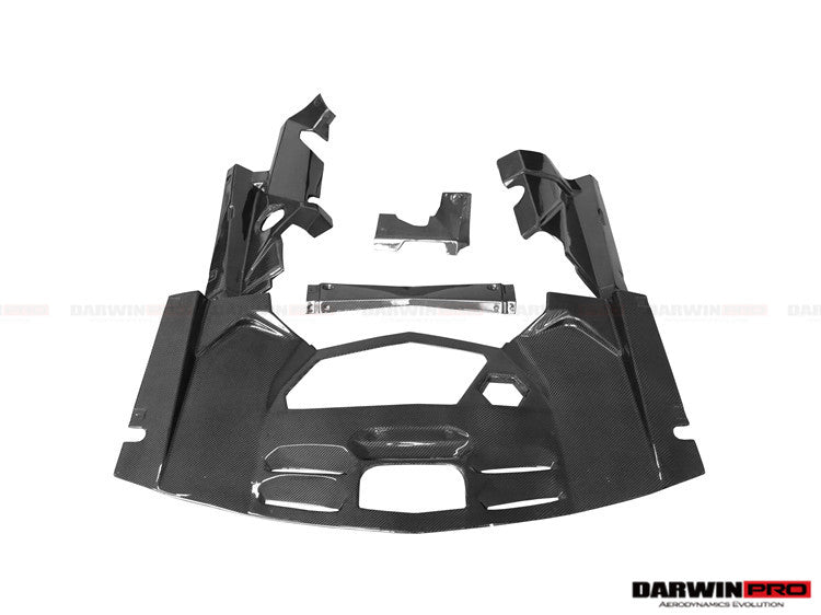 2011-2016 Lamborghini Aventador LP700 Coupe Carbon Fiber Engine Bay Cover Interior Replacement - DarwinPRO Aerodynamics