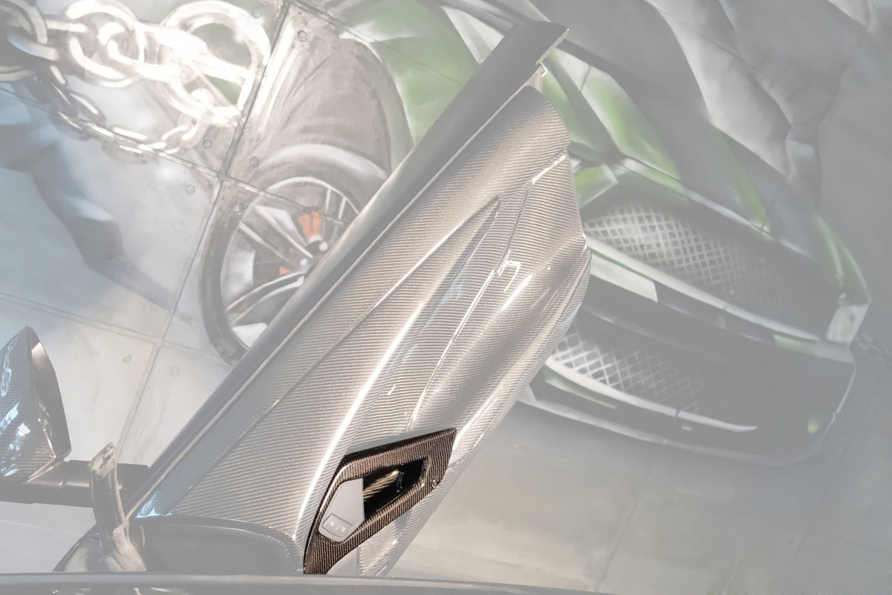 2011-2016 Lamborghini Aventador LP700 Coupe Roadster Carbon Fiber Inner Door Handle