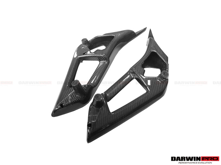 2011-2016 Lamborghini Aventador LP700 Coupe Roadster Carbon Fiber Inner Door Handle - DarwinPRO Aerodynamics