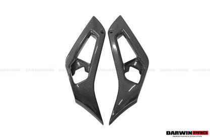 2011-2016 Lamborghini Aventador LP700 Coupe Roadster Carbon Fiber Inner Door Handle - DarwinPRO Aerodynamics