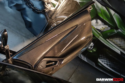 2011-2016 Lamborghini Aventador LP700 LP740 Coupe Carbon Fiber Inner Door Replace - DarwinPRO Aerodynamics