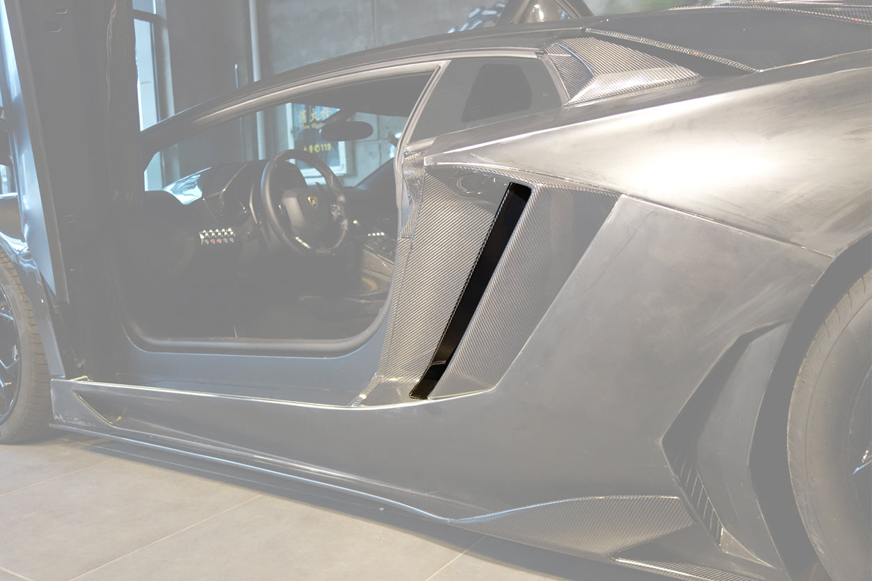 2011-2016 Lamborghini Aventador LP700 BKSS STYLE Quarter Panel Fender Air Intake Side Vent Inside