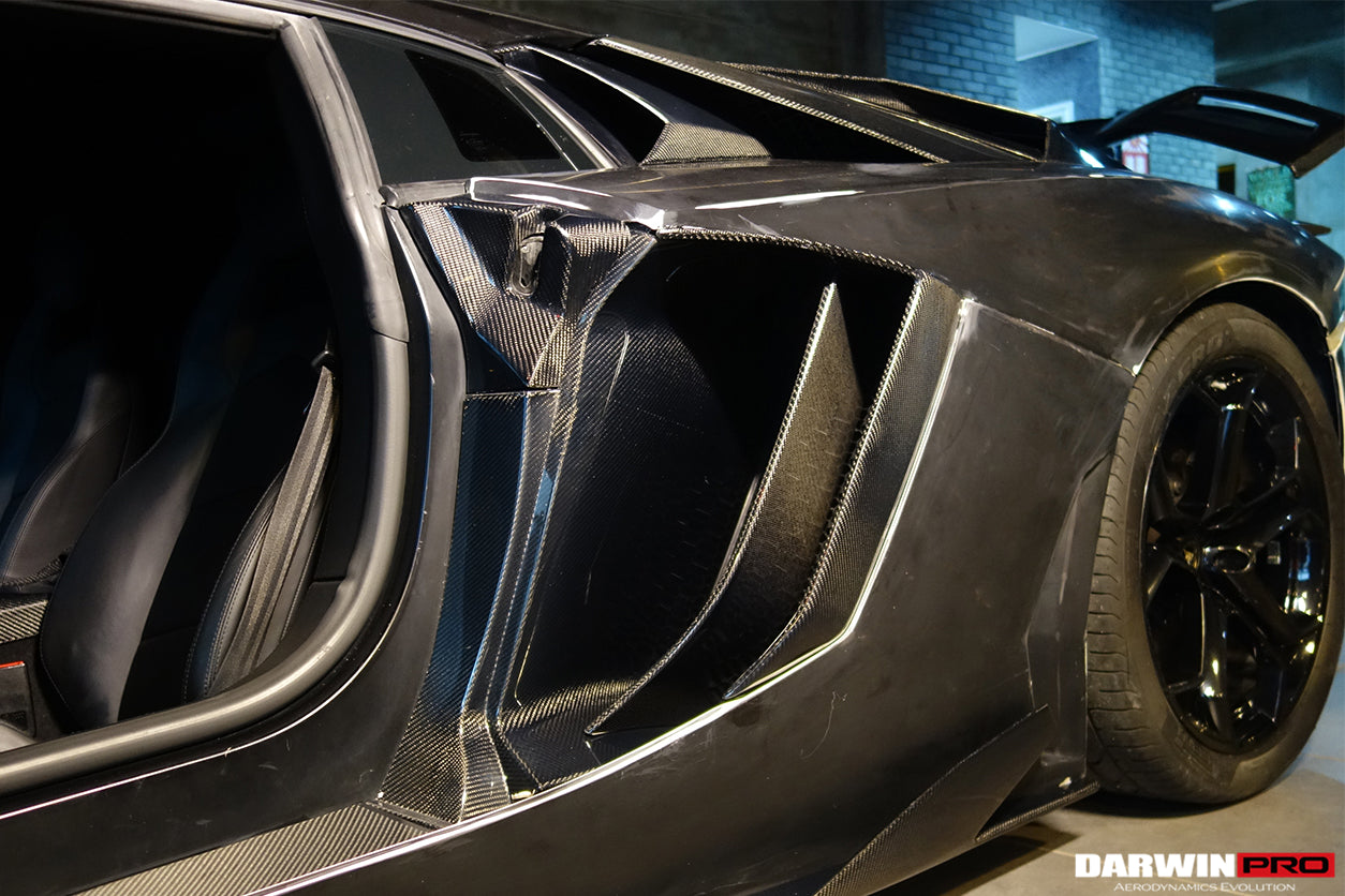 2011-2016 Lamborghini Aventador LP700 BKSS STYLE Quarter Panel Fender Air Intake Side Vent Inside