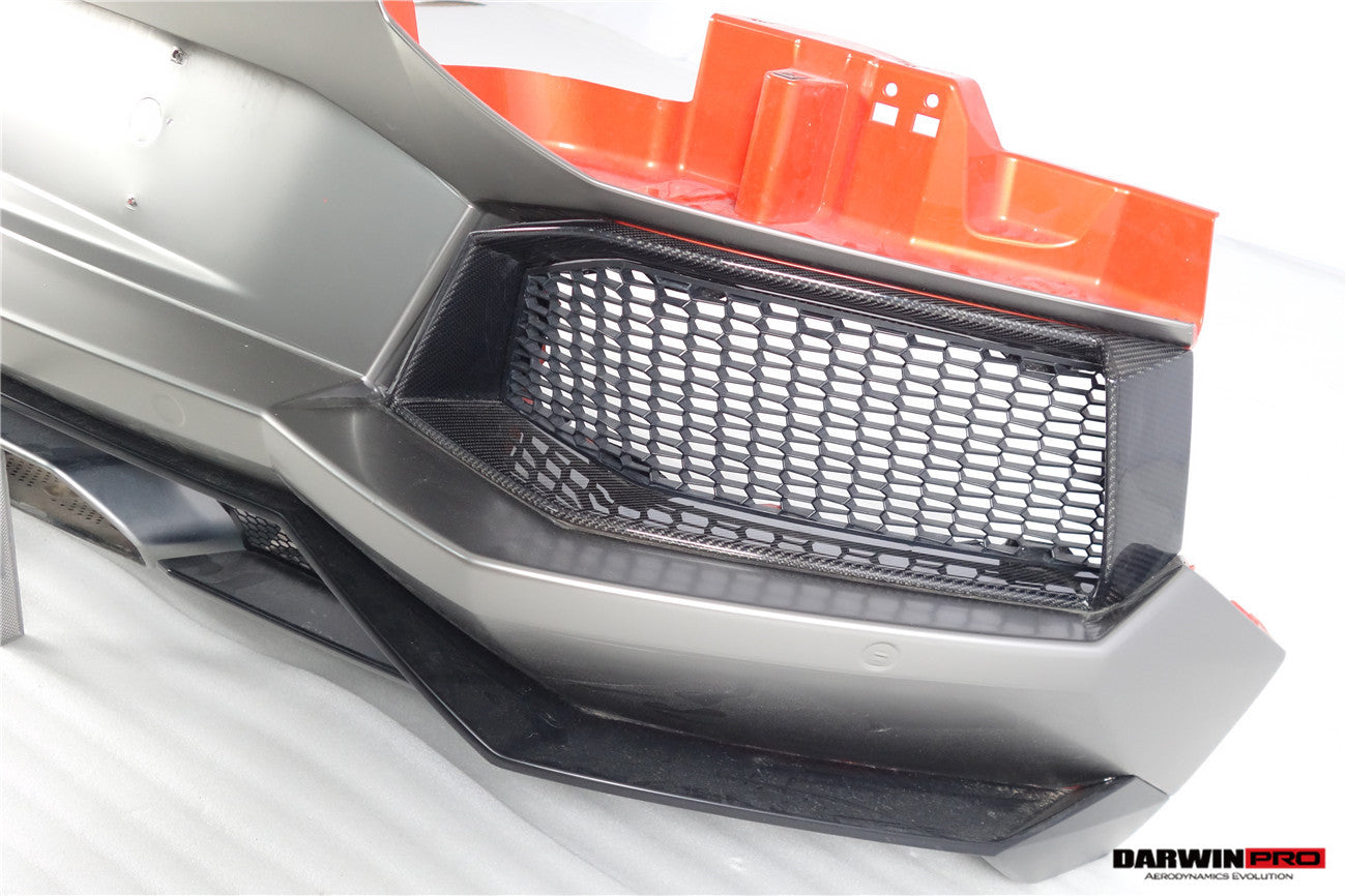 2011-2016 Lamborghini Aventador LP700 Coupe & Roadster Carbon Fiber Rear Bumper Grille
