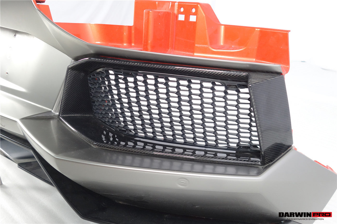 2011-2016 Lamborghini Aventador LP700 Coupe & Roadster Carbon Fiber Rear Bumper Grille