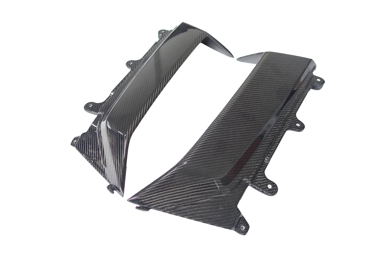 2011-2016 Lamborghini Aventador LP700 Coupe OEM Carbon Fiber Quarter Panel Fender Air Intake Side Vent Cover Trim Outside Replacement
