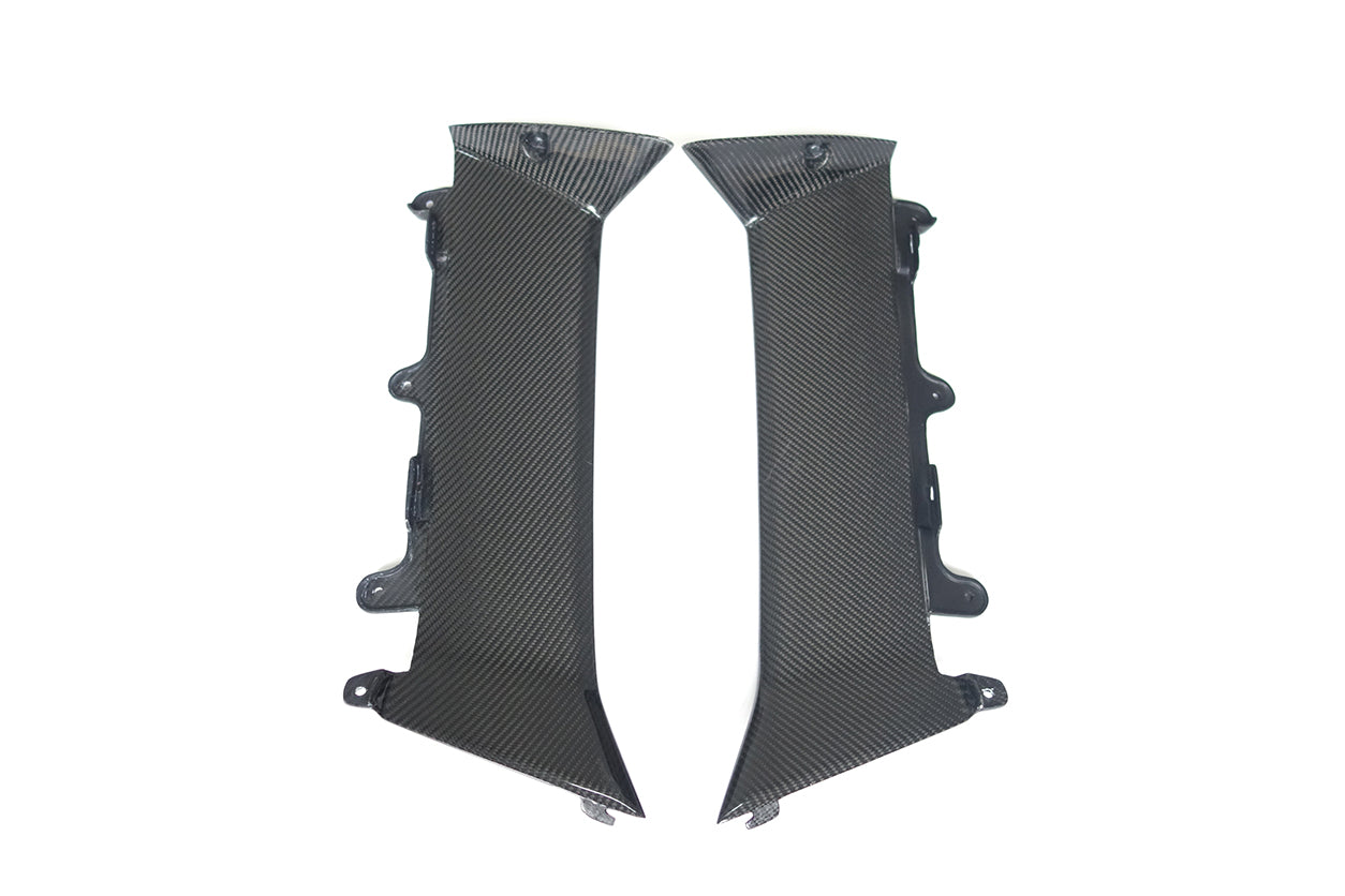 2011-2016 Lamborghini Aventador LP700 Coupe OEM Carbon Fiber Quarter Panel Fender Air Intake Side Vent Cover Trim Outside Replacement
