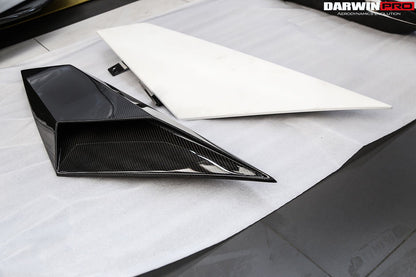 2011-2016 Lamborghini Aventador LP700 Coupe & Roadster BKSS Style Carbon Fiber Rear Side Scoops