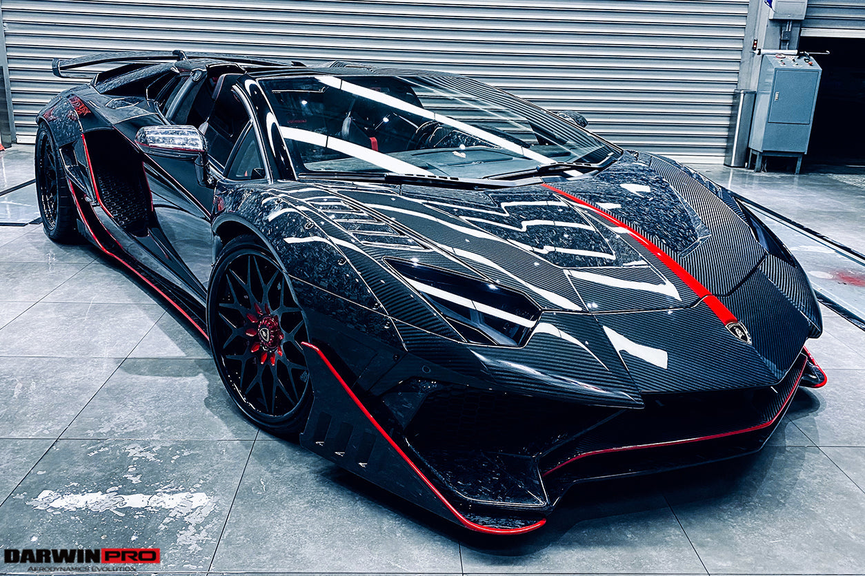 2011-2016 Lamborghini Aventador LP700 LP720 LP750 SVJ SV Coupe & Roadster Dry Carbon Fiber Mirror Housing Replacement