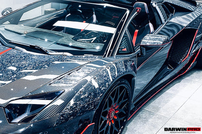 2011-2016 Lamborghini Aventador LP700 LP720 LP750 SVJ SV Coupe & Roadster Dry Carbon Fiber Mirror Housing Replacement