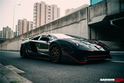 DarwinPRO 2011-2016 Lamborghini Aventador LP700 Coupe SV-BKSSII Style Wide body Carbon Fiber Aero Full Kit