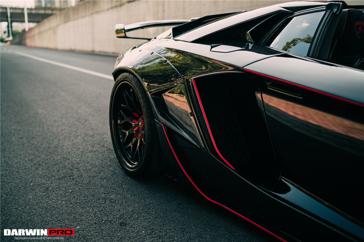 DarwinPRO 2011-2016 Lamborghini Aventador LP700 Coupe SV-BKSSII Style Wide body Carbon Fiber Aero Full Kit