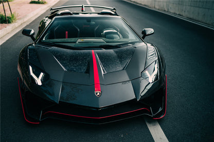 DarwinPRO 2011-2016 Lamborghini Aventador LP700 Roadster SV-BKSSII Style Carbon Fiber Aero Full Wide Body Kit