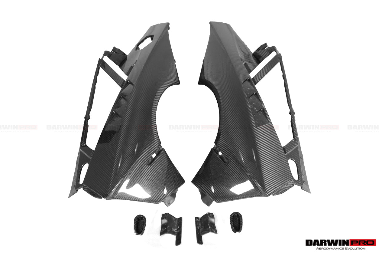DarwinPRO 2011-2016 Lamborghini Aventador LP700 Coupe SV-BKSSII Style Wide body Carbon Fiber Aero Full Kit