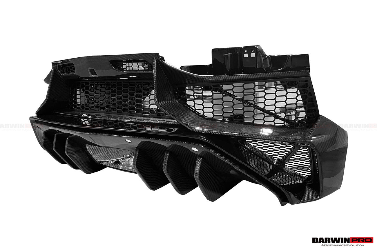 2011-2016 Lamborghini Aventador LP700 Coupe  Roadster SV Style Rear Bumper