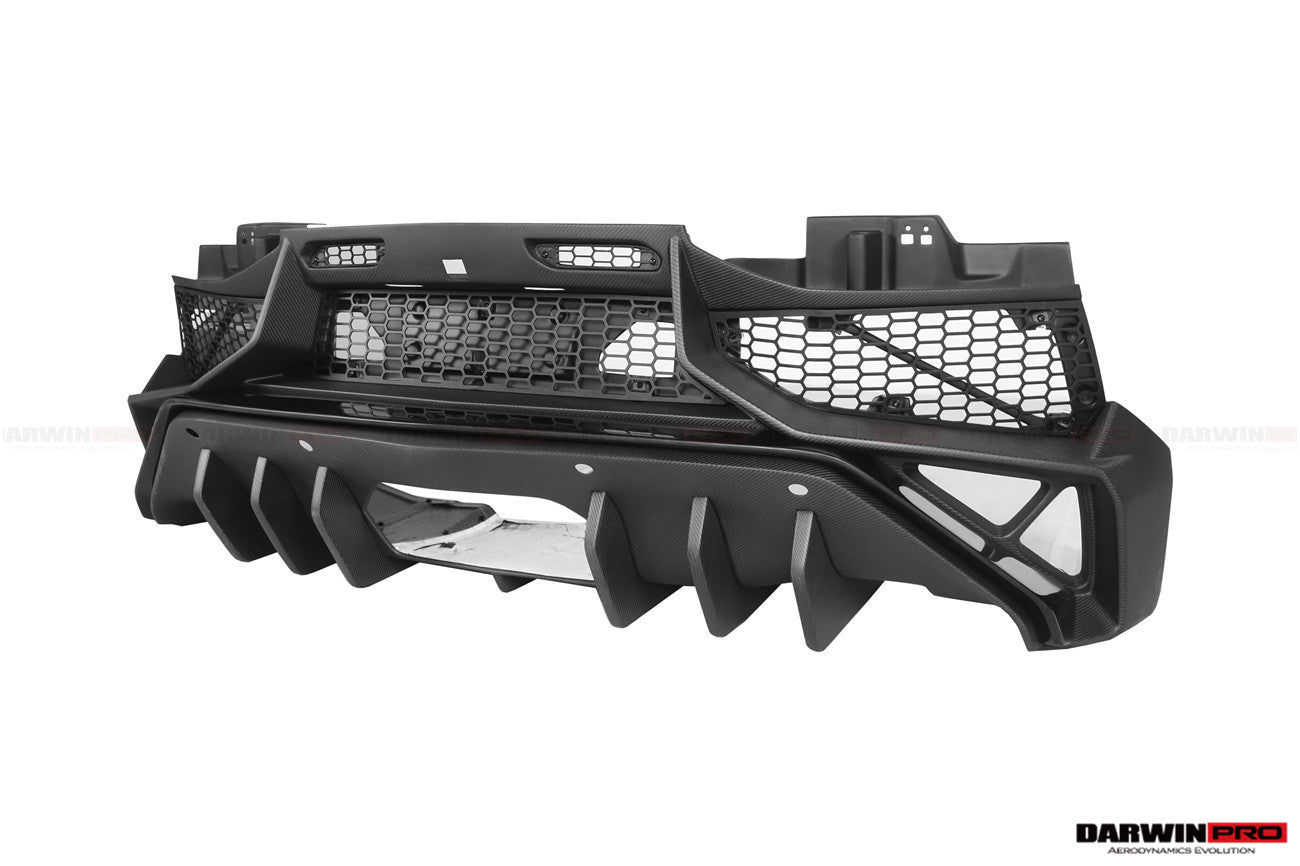 DarwinPRO 2011-2016 Lamborghini Aventador LP700 LP740 Coupe & Roadster SV Style Rear Bumper - DarwinPRO Aerodynamics