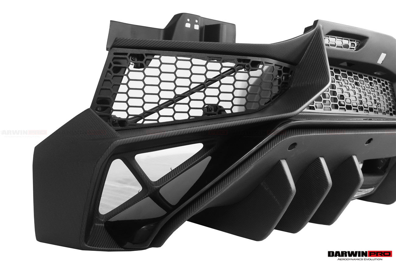 DarwinPRO 2011-2016 Lamborghini Aventador LP700 LP740 Coupe & Roadster SV Style Rear Bumper - DarwinPRO Aerodynamics