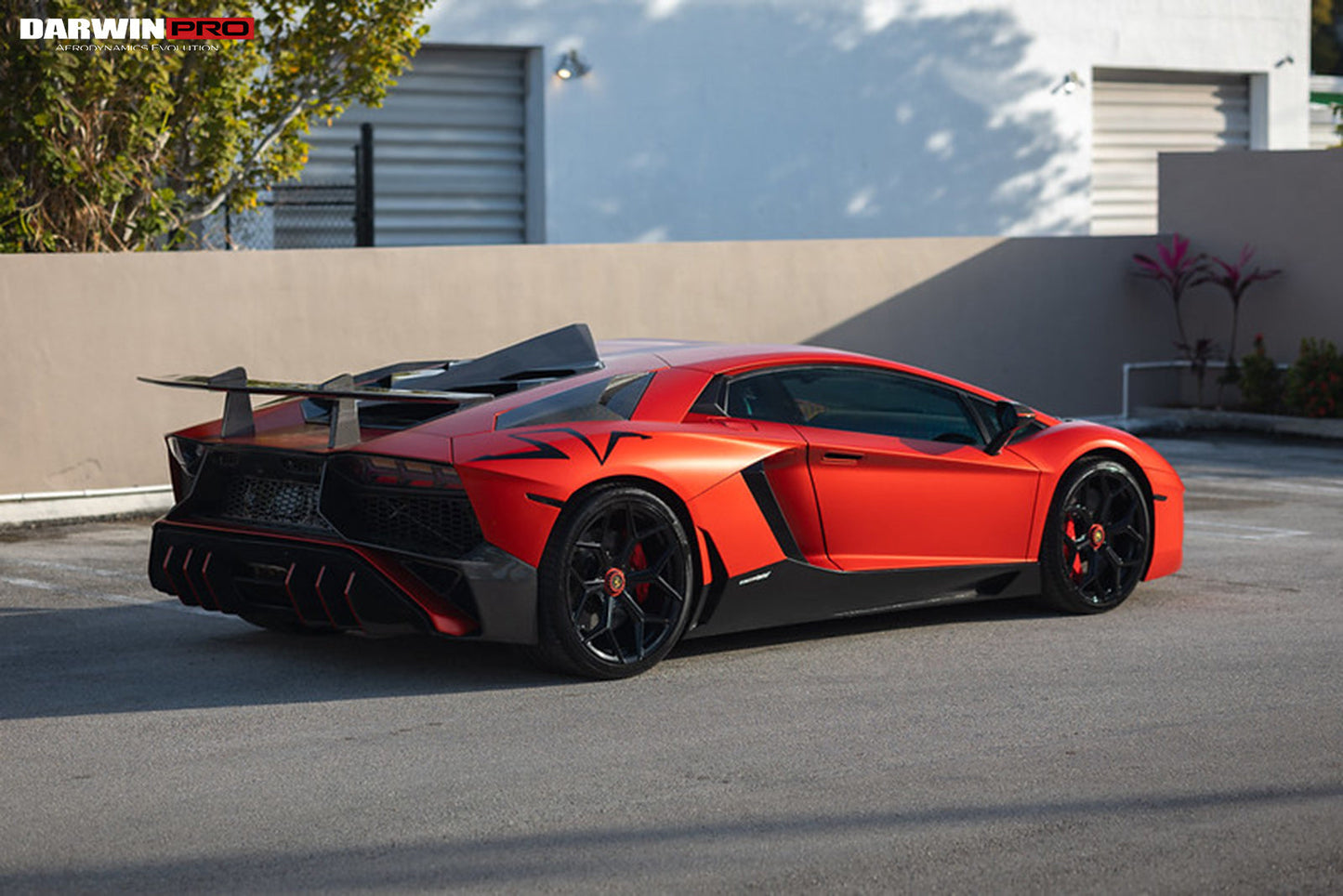 DarwinPRO 2011-2016 Lamborghini Aventador LP700 LP740 Coupe & Roadster SV Style Rear Bumper - DarwinPRO Aerodynamics