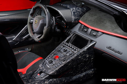 2011-2016 Lamborghini Aventador LP700 LP720 LP750 SV OE Style Carbon Fiber Navigation Screen Trim Replacement (2PCS)