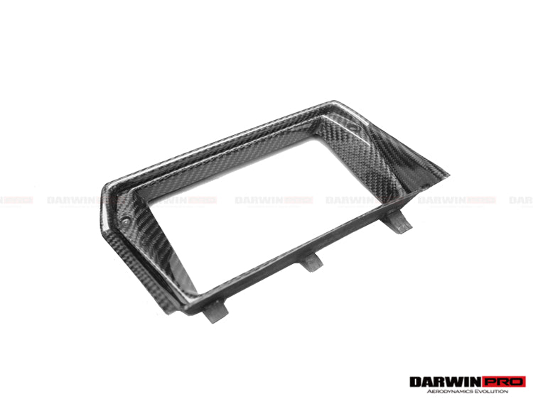 2011-2016 Lamborghini Aventador LP700 LP720 LP750 SV OE Style Carbon Fiber Navigation Screen Trim Replacement (2PCS) - DarwinPRO Aerodynamics