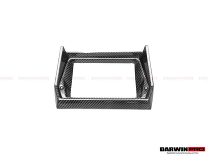 2011-2016 Lamborghini Aventador LP700 LP720 LP750 SV OE Style Carbon Fiber Navigation Screen Trim Replacement (2PCS) - DarwinPRO Aerodynamics