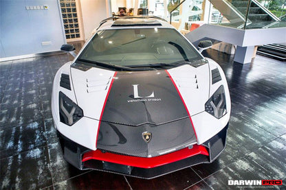 2011-2021 Lamborghini Aventador LP700 LP740 Coupe Roadster BKSS Style Hood - DarwinPRO Aerodynamics