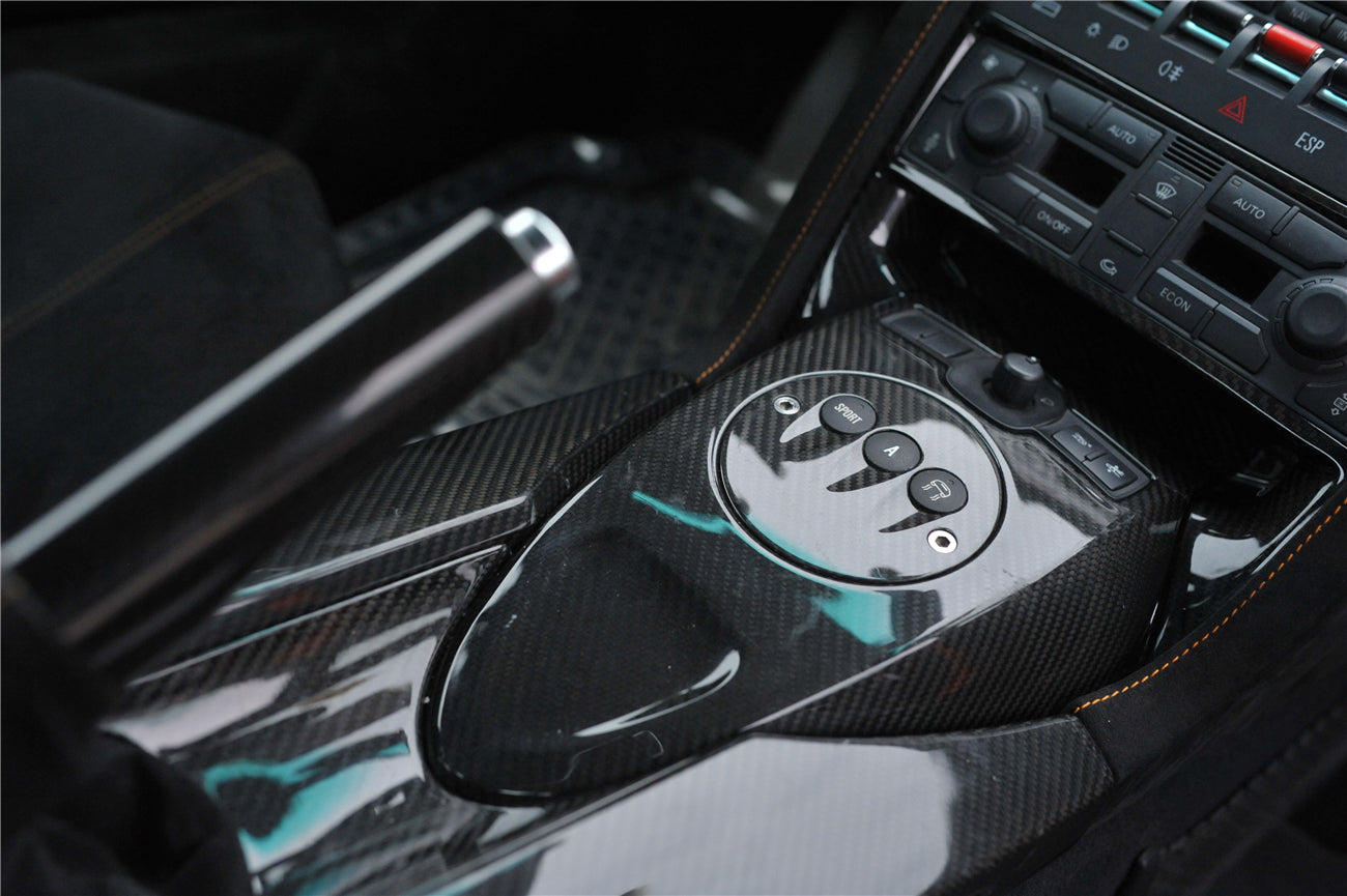2004-2014 Lamborghini Gallardo OEM Style Carbon Fiber Center Console - DarwinPRO Aerodynamics