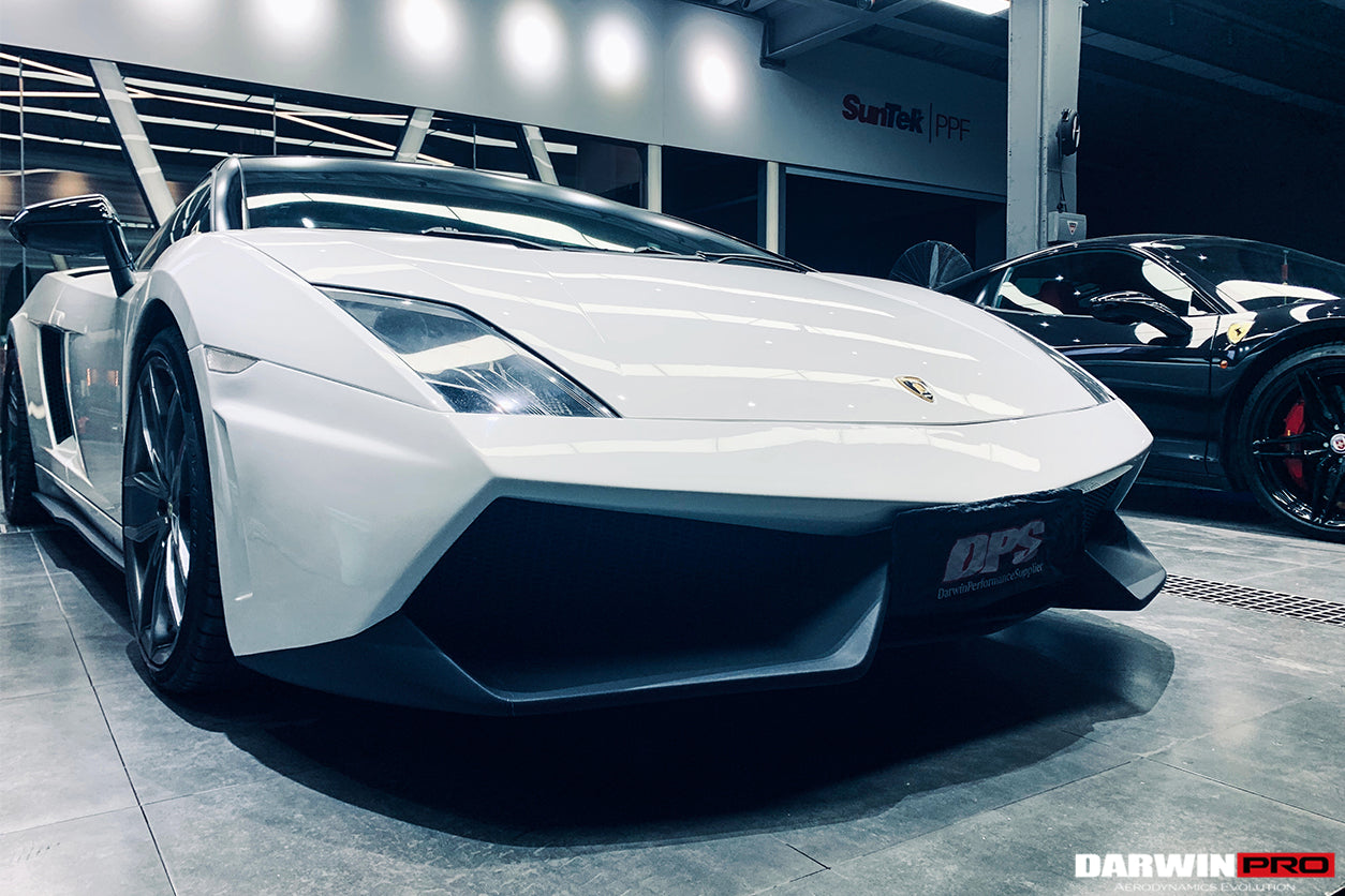 2004-2008 Lamborghini Gallardo LP570 Style Front Bumper - DarwinPRO Aerodynamics